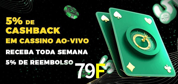 Promoções do cassino ao Vivo 79F